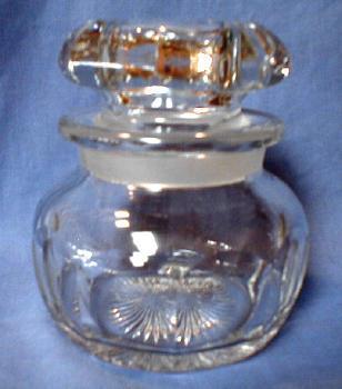 Heisey Clear Glass Humidor or Jar