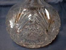 cut glass Exceptional Micro Fine Cut Glass Bowl - Antique