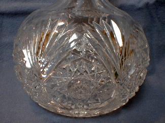 cut glass Exceptional Micro Fine Cut Glass Bowl - Antique