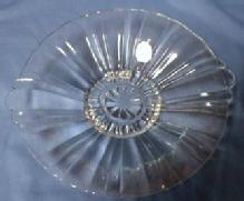 hocking glass OLD CAFE Handled Candy Dish - Hocking glass