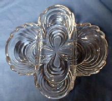 CAPRICE glass RELISH Bowl - Cambridge Glass