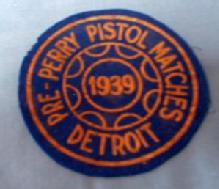 old 1939 PRE-PERRY PISTOL Match in Detroit Michigan - sporting