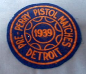 old 1939 PRE-PERRY PISTOL Match in Detroit Michigan - sporting