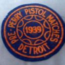 old 1939 PRE-PERRY PISTOL Match in Detroit Michigan - sporting