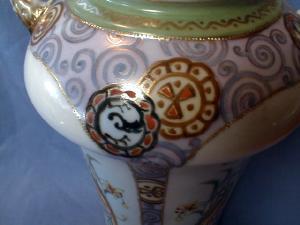 Art Deco Nippon Porcelain Vase - PARROTS