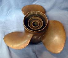 3 Blade Brass SHIP Prop - Propeller of Boat Motor