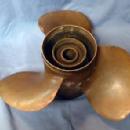 3 Blade Brass SHIP Prop - Propeller of Boat Motor