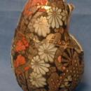 old vintage Porcelain Face Oriental Roly Poly Doll - toy