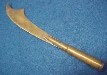 Letter Opener Australian Three Pence 1943 Trench Art - Metalware