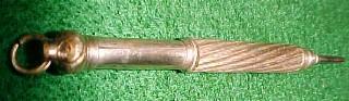 Gold Chantelaine Pencil - Textiles