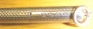 Sterling Chatelaine Pencil Tool - silver