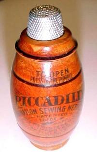 Germany PICCADILLY Needle Case Thimble- Miscelaneous
