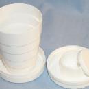 White ALKA-SELTZER Collapsible Advertising Cup