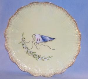 LIMOGES Decorative BEATRICE Marked Signed Porcelain Plate