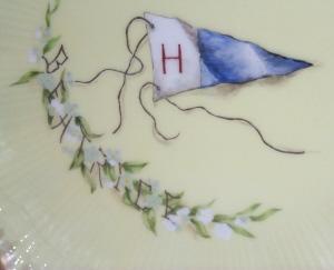 LIMOGES Decorative BEATRICE Marked Signed Porcelain Plate