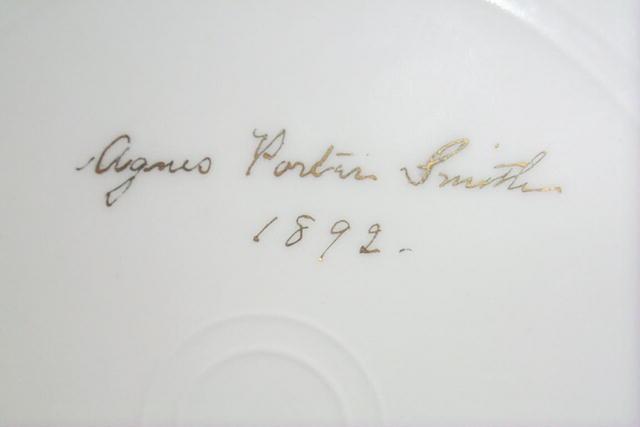 LIMOGES Decorative BEATRICE Marked Signed Porcelain Plate
