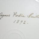 LIMOGES Decorative BEATRICE Marked Signed Porcelain Plate