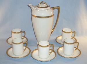Austrian Porcelain CHOCOLATE POT SET