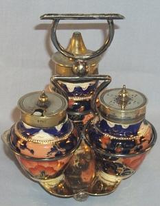GAUDY WELSH Porcelain Condiment Set