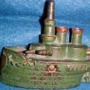 Battleship Cast Iron Bank - Toys