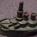 Battleship Cast Iron Bank - Toys
