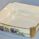 Delicate LIMOGES Square Porcelain Pin Dish
