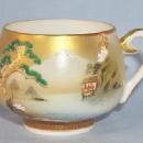 ORIENTAL Lithopane Demitasse Porcelain Cup