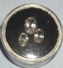 White TOPAZ Oval Stone Set - Jewelry