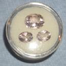Pale AMETHYST Stone Oval Set - Jewelry
