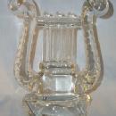 FOSTORIA Clear Glass LYRE Bookends