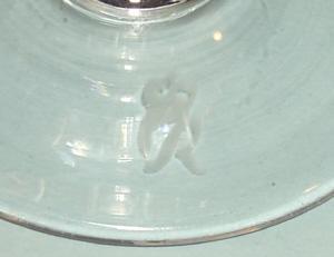 Five ROSENTHAL Etched Crystal Stemm Glasses - Glass