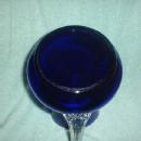Cobalt Art Glass Pitcher - Large 64oz with Turned Lip