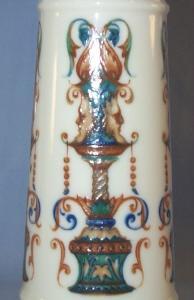 ROYAL BAYREUTH 2 Handled FOX HUNT Porcelain Vase