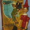 PINOCCHIO Jointed Wood Figurine and Book - Toys