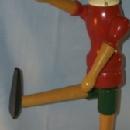 PINOCCHIO Jointed Wood Figurine and Book - Toys