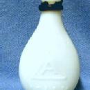 old vintage Small Milk Glass Baby Doll Bottle - Nurser Toy