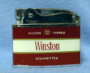 Winston Cigarette Lighter - Vintage Tobacciana