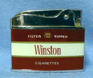 Winston Cigarette Lighter - Vintage Tobacciana