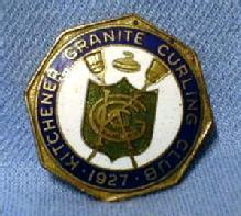 old Kitchener Granite Curling Club Pin Sport