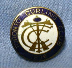 old Toronto Curling Club 1836 Pin - Medal - Sporting