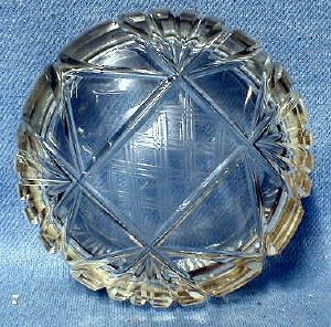 Cut Glass Snuff Box - Patch or Pill Box