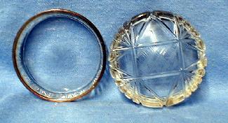 Cut Glass Snuff Box - Patch or Pill Box