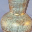 STANGL Dry Brushed Gold Line Pottery Vase