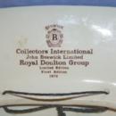 Colorful Beswick Royal Doulton CHRISTMAS IN ENGLAND Porcelain Hanging Decorative Plate in Original Box