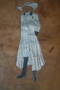 Leather POLO GIRL Colored Etching - Misc.