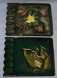 Two SASCHA BRASTOFF Pottery Ashtrays
