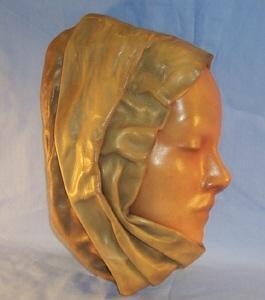Woman's Face Hanging Leather Mask - Misc.