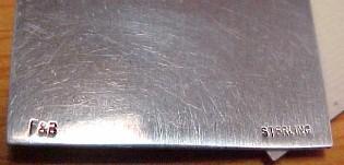 Chatelaine STERLILNG Sterling Note Pad - Silver
