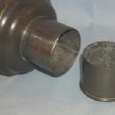Two Pewter Oriental Lidded Containers - Metalware