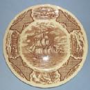 MEAKIN Staffordshire FAIR WINDS, FRIENDSHIP OF SALEM Decorative Pottery Plate